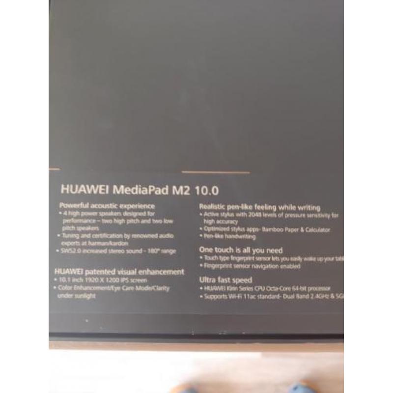 Huawei Media Pad M2 4g / Lte 16GB 10.1 inch Als Nieuw