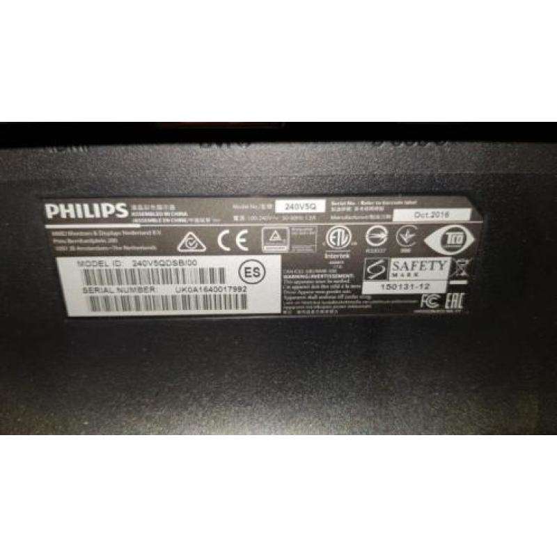 Philips 24 inch monitor IPS HD 1920x1080 pixels