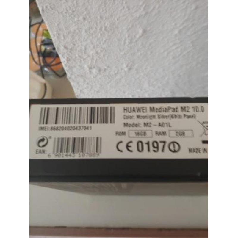 Huawei Media Pad M2 4g / Lte 16GB 10.1 inch Als Nieuw