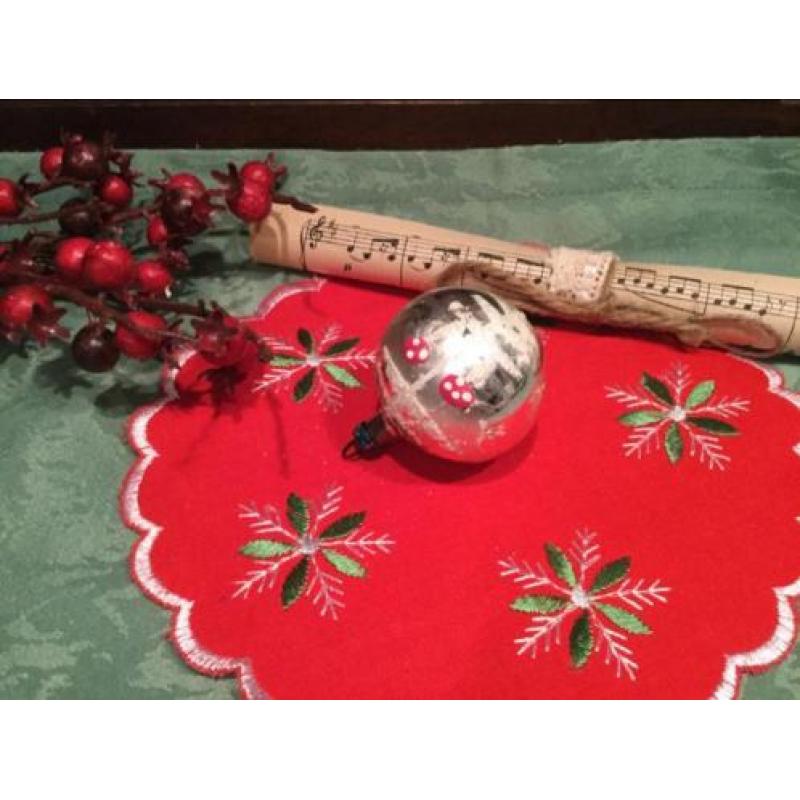 Antieke glazen kerstballen