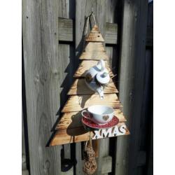 Kerst/vogelvoeder theepot