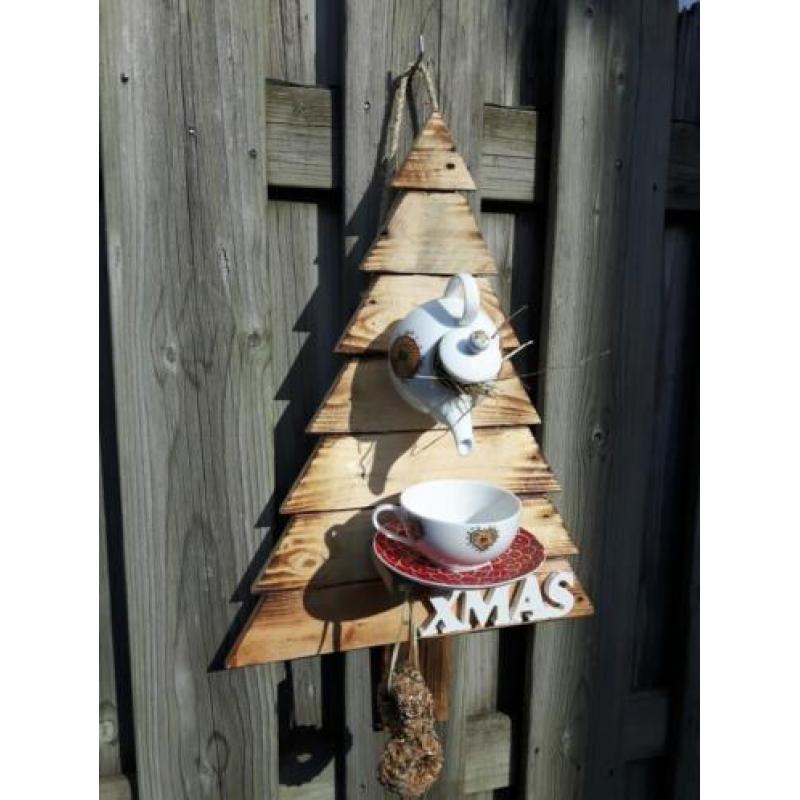 Kerst/vogelvoeder theepot
