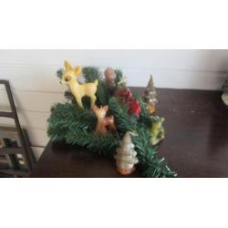 Allerlei kerstfiguurtjes in kaarsuitvoering voor kersstal