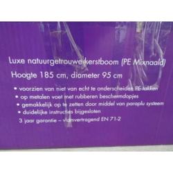 natuurgetrouwe kunst kerstboom 185 cm