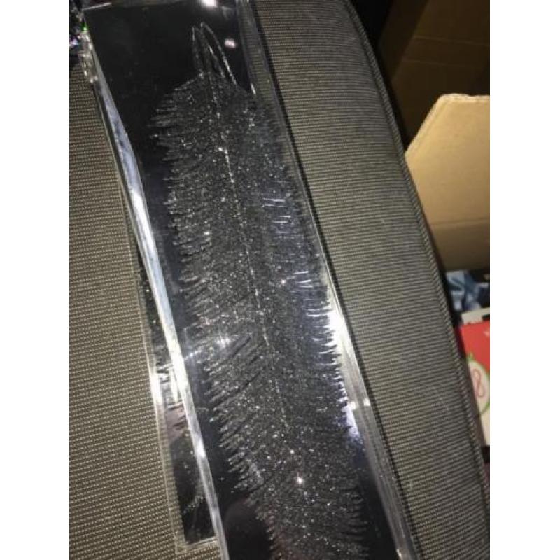 Zwarte glitter kerstballen