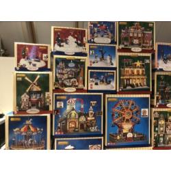 Diverse Lemax artikelen kerstdorp