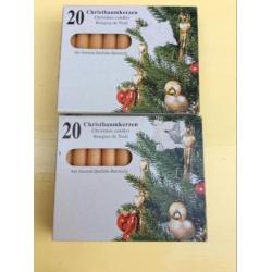 Kaarsenknijpers voor in de kerstboom met kerstboomkaarsjes.