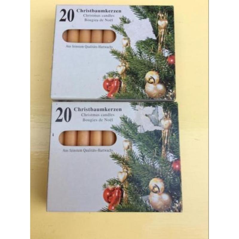 Kaarsenknijpers voor in de kerstboom met kerstboomkaarsjes.