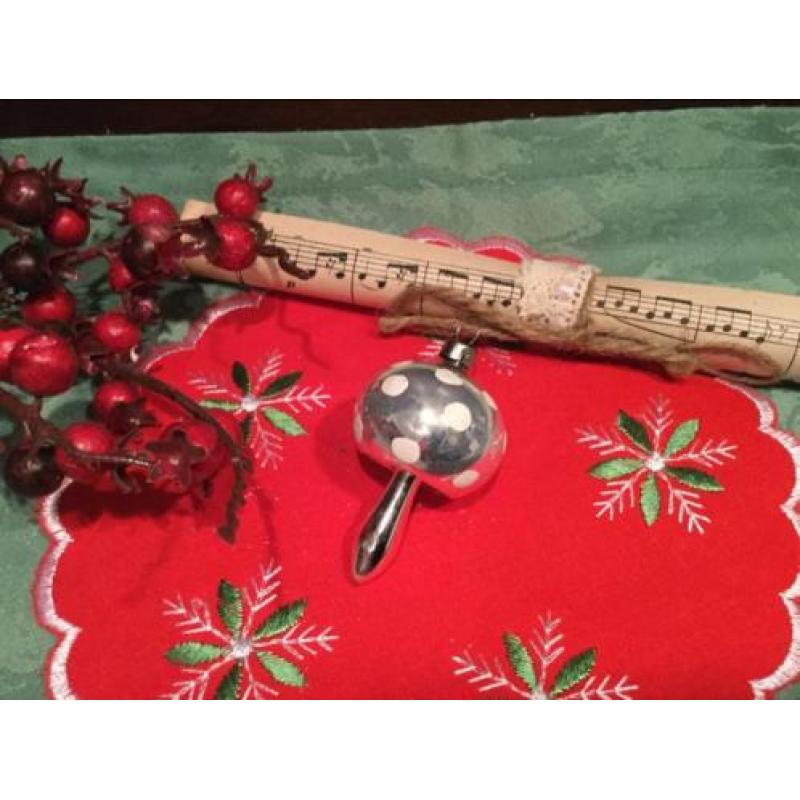 Antieke glazen kerstballen