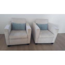 2 Fauteuils Youth (DMF Interiors) Kleur Wit