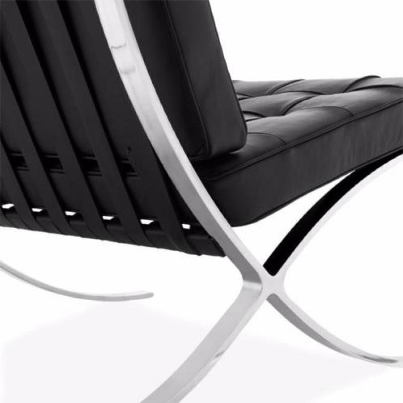 Barcelona Chair zwart - Mies van der Rohe v.a €279,95!