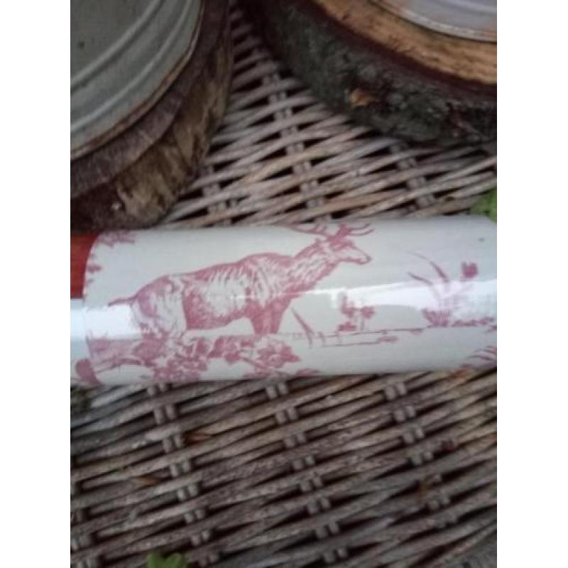 1 Rol behang ,,Rasch" Exclusief wijnrood Wildlife
