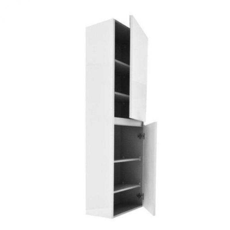 Praya Vision kolomkast 2 deuren 160x35x35cm wit