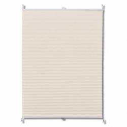 vidaXL Plissé rolgordijn 70x200cm creme