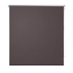 vidaXL Rolgordijn verduisterend 80 x 230 cm koffiebruin