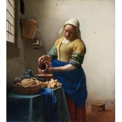 Schilderij behang - Fotobehang - Vliesbehang van Vermeer enz