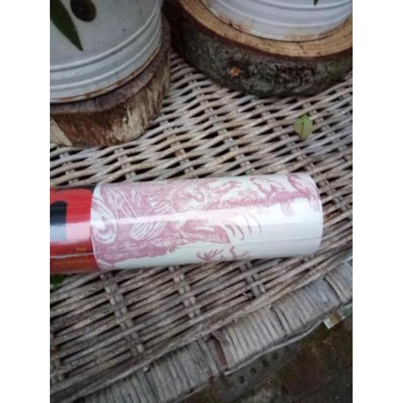 1 Rol behang ,,Rasch" Exclusief wijnrood Wildlife