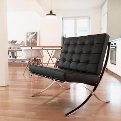 Barcelona Chair zwart - Mies van der Rohe v.a €279,95!