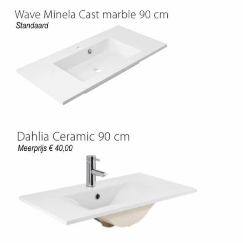 Badmeubel Mylana 90cm Canyon Oak Softclose (Verschillende...