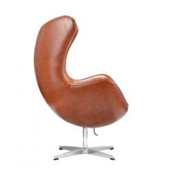 Egg Chair Vintage Cognac Leer (100% Echt Leer) ->Gratis B.Z.