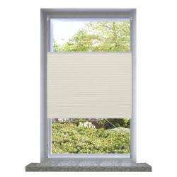 vidaXL Plissé rolgordijn 90x150 cm creme