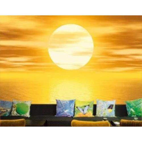 aanbieding Fotobehang 400x280cm golden sun voor €53