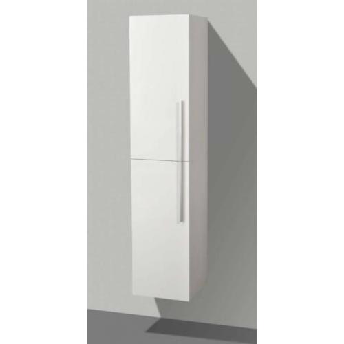 Hoge kolomkast 35x35x160 cm hoogglans wit