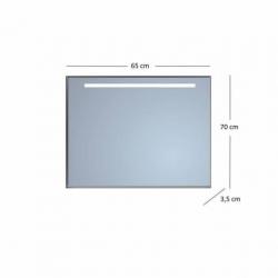 Badkamerspiegel Sanicare Q-Mirrors Ambiance en ‘Warm Whit...