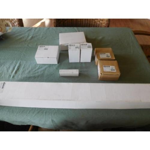 complete set badkamer accessoires, chroom, toilet spullen