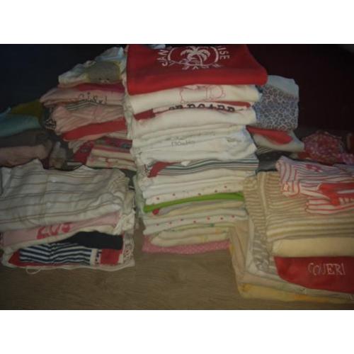 Groot pakket baby meisjes kleding, 50 t/m 68.. 115 stuks