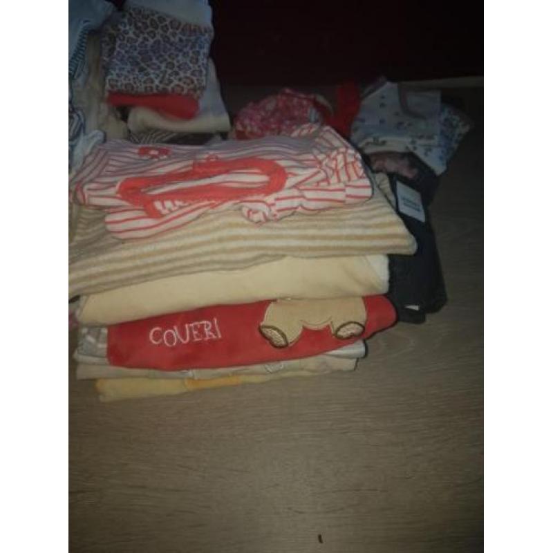 Groot pakket baby meisjes kleding, 50 t/m 68.. 115 stuks