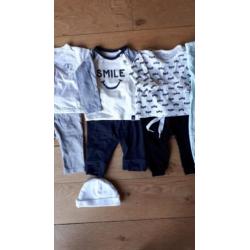 Kledingpakket jongen newborn maat 50