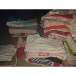 Groot pakket baby meisjes kleding, 50 t/m 68.. 115 stuks