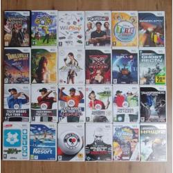 Wii spellen €5 per stuk, origineel.
