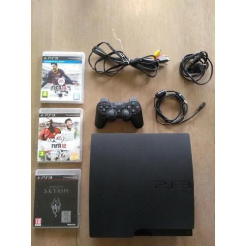 Playstation 3 slim 160GB met games