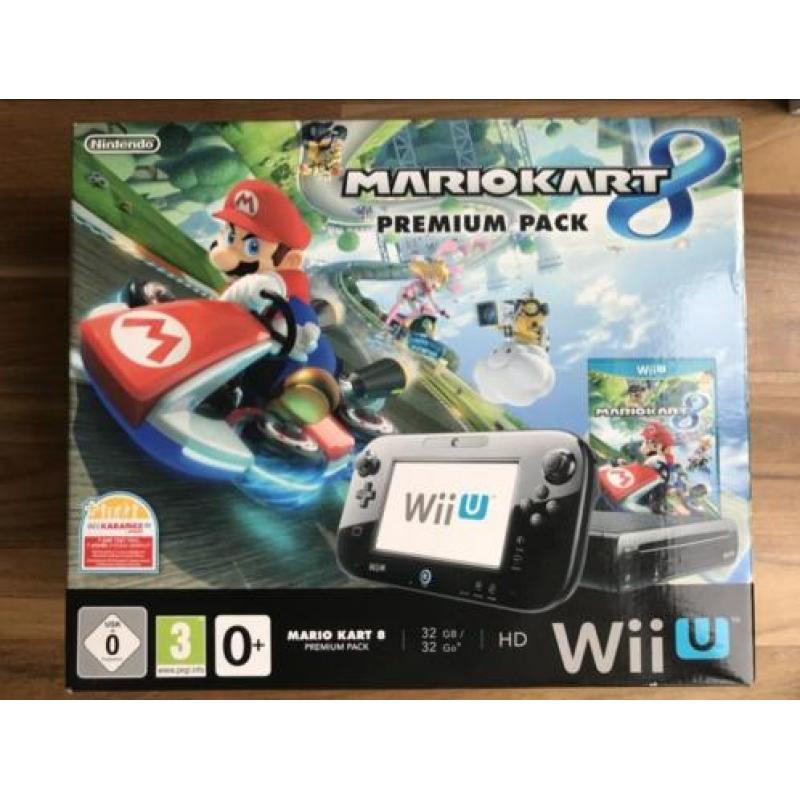Wii U 32GB + 2 extra controllers + 11 spellen