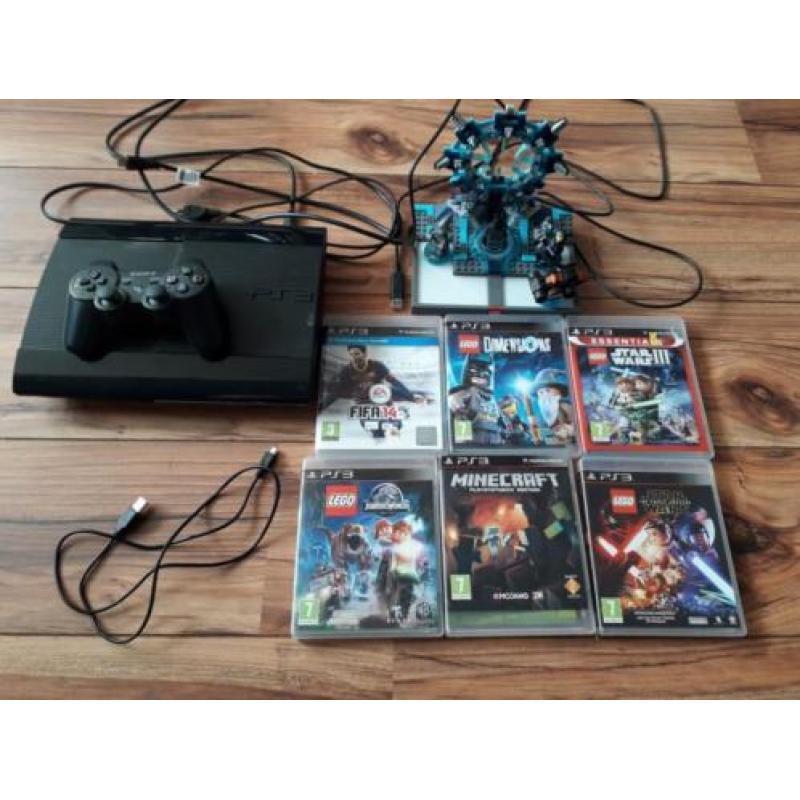 Playstation3 met 6 spellen igst