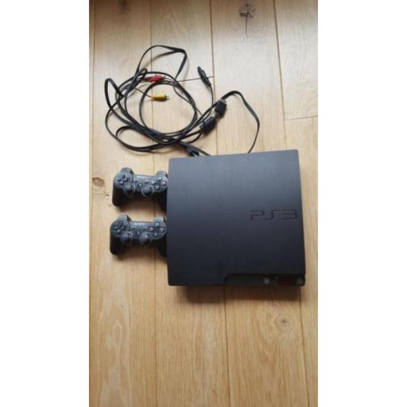 playsyation 3 met 2 controllers en 14 spellen