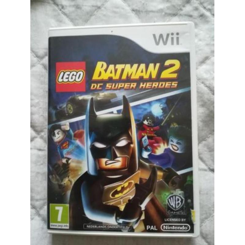 Wii spel Lego Batman 2 de super herdes.