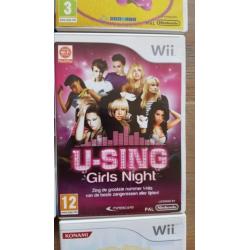 3 Wii Spellen Ghost Squad, U-Sing Girls, Wii Play