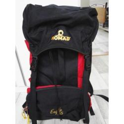 Nomad 55lt rugzak tracking rood/zwart