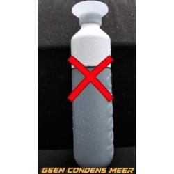 DOPPER Bescherm Hoes Neopreen Draaglus Drinkfles Grij sTint