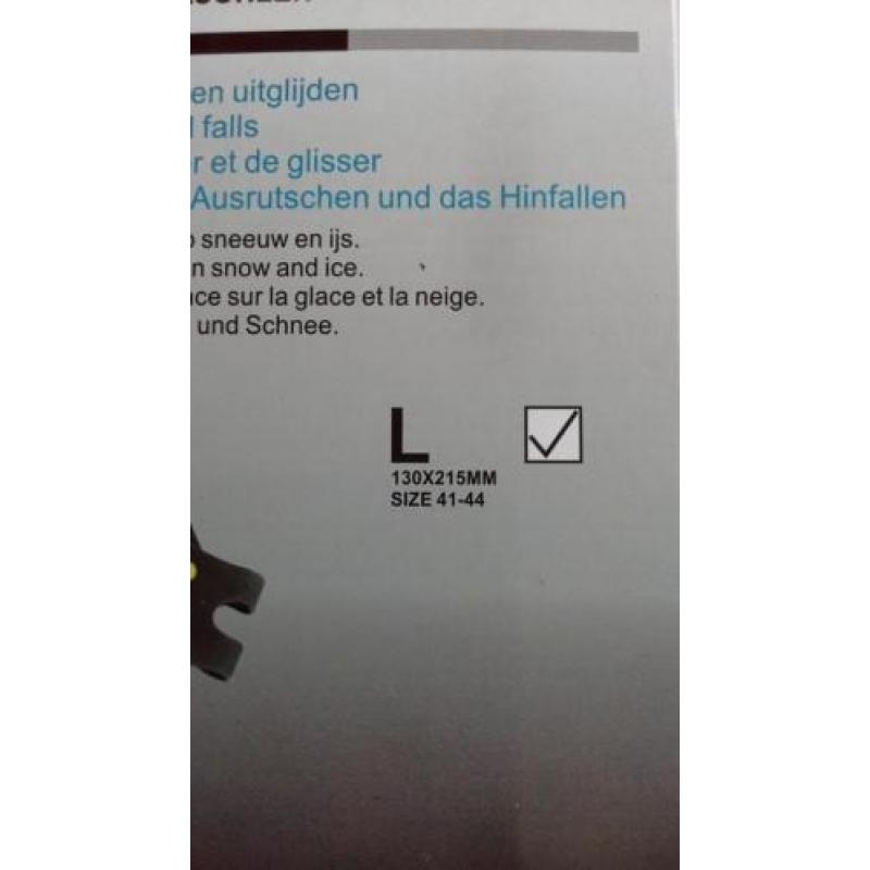 Antislipzolen maat - 41/44 nieuw voor onder uw schoen.