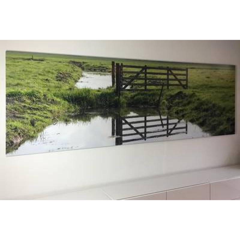 Foto verlijmd achter acrylaat 30x50 cm