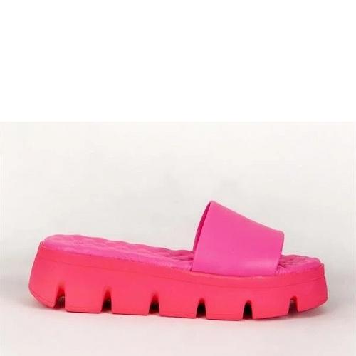 platform slipper fuchsia